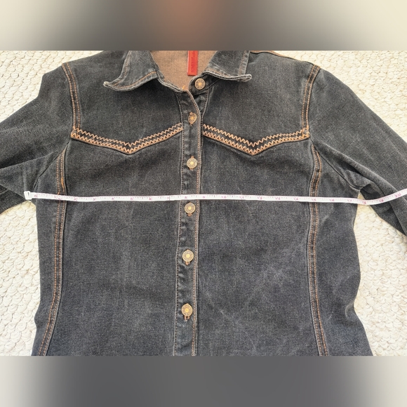 Denim Button Jacket - Picture 9 of 16